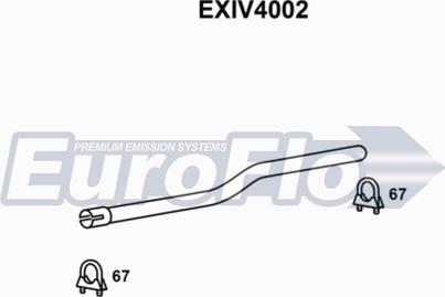 EuroFlo EXIV4002 - Izplūdes caurule autodraugiem.lv
