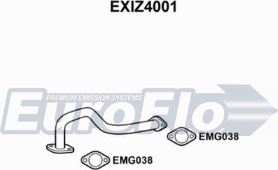 EuroFlo EXIZ4001 - Izplūdes caurule autodraugiem.lv