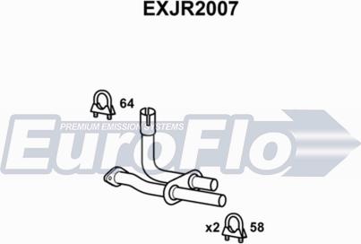 EuroFlo EXJR2007 - Izplūdes caurule autodraugiem.lv