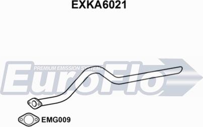 EuroFlo EXKA6021 - Izplūdes caurules uzgalis autodraugiem.lv