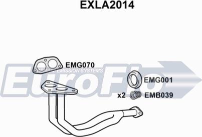 EuroFlo EXLA2014 - Izplūdes caurule autodraugiem.lv