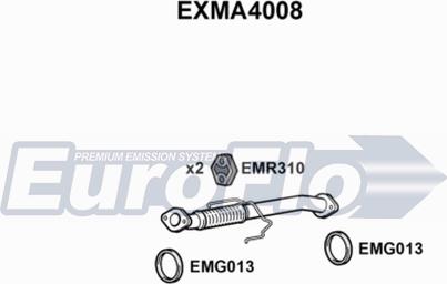 EuroFlo EXMA4008 - Izplūdes caurule autodraugiem.lv