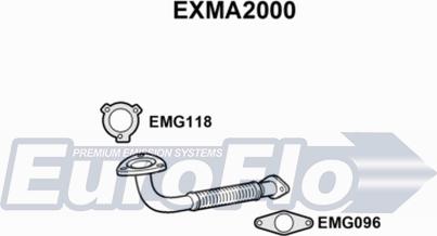 EuroFlo EXMA2000 - Izplūdes caurule autodraugiem.lv