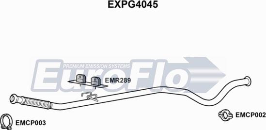 EuroFlo EXPG4045 - Izplūdes caurule autodraugiem.lv