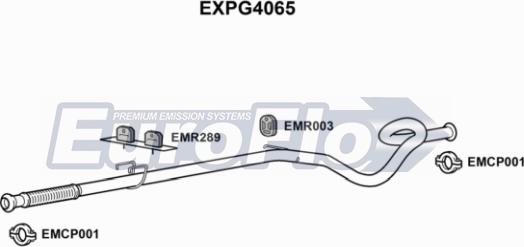 EuroFlo EXPG4065 - Izplūdes caurule autodraugiem.lv
