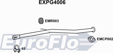 EuroFlo EXPG4006 - Izplūdes caurule autodraugiem.lv
