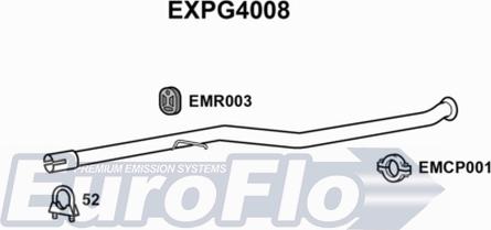 EuroFlo EXPG4008 - Izplūdes caurule autodraugiem.lv