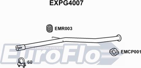 EuroFlo EXPG4007 - Izplūdes caurule autodraugiem.lv