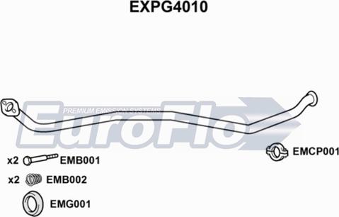 EuroFlo EXPG4010 - Izplūdes caurule autodraugiem.lv