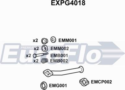 EuroFlo EXPG4018 - Izplūdes caurule autodraugiem.lv