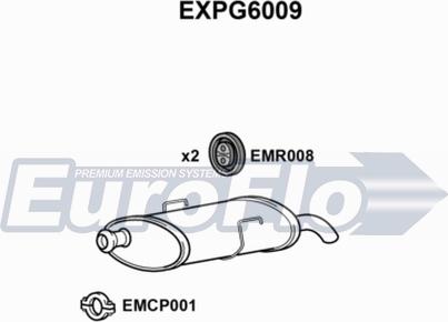 EuroFlo EXPG6009 - Izplūdes gāzu trokšņa slāpētājs (pēdējais) autodraugiem.lv