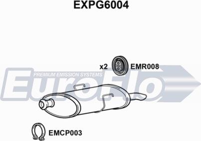EuroFlo EXPG6004 - Izplūdes gāzu trokšņa slāpētājs (pēdējais) autodraugiem.lv