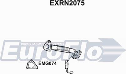 EuroFlo EXRN2075 - Izplūdes caurule autodraugiem.lv