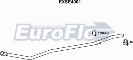 EuroFlo EXSE4001 - Izplūdes caurule autodraugiem.lv