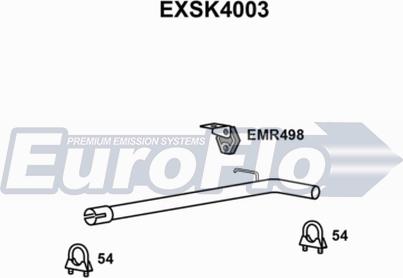 EuroFlo EXSK4003 - Izplūdes caurule autodraugiem.lv