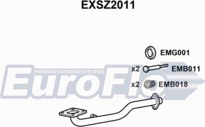 EuroFlo EXSZ2011 - Izplūdes caurule autodraugiem.lv