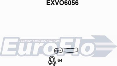 EuroFlo EXVO6056 - Izplūdes caurules uzgalis autodraugiem.lv