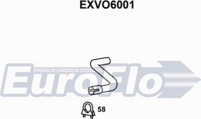 EuroFlo EXVO6001 - Izplūdes caurules uzgalis autodraugiem.lv