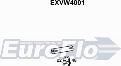 EuroFlo EXVW4001 - Izplūdes caurule autodraugiem.lv