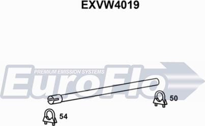 EuroFlo EXVW4019 - Izplūdes caurule autodraugiem.lv