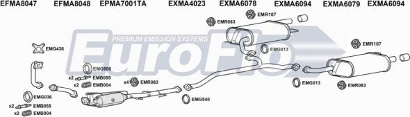 EuroFlo MA622D 2004 - Izplūdes gāzu sistēma autodraugiem.lv