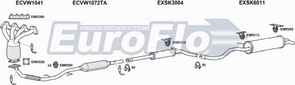 EuroFlo SKFAB14 3004D - Izplūdes gāzu sistēma autodraugiem.lv