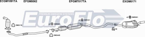 EuroFlo VLAST19D 1001G - Izplūdes gāzu sistēma autodraugiem.lv