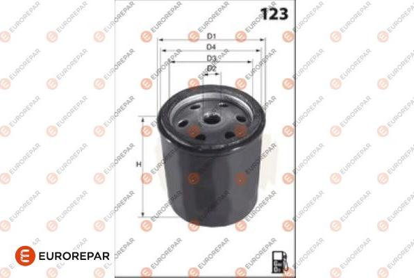EUROREPAR 1690952480 - Eļļas filtrs autodraugiem.lv