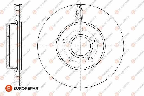 EUROREPAR 1642754280 - Bremžu diski autodraugiem.lv