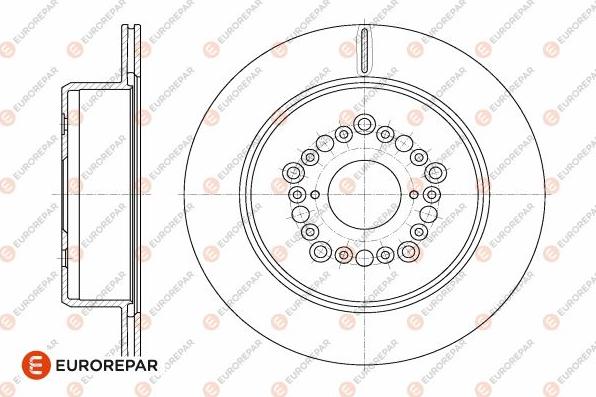EUROREPAR 1642755280 - Bremžu diski autodraugiem.lv