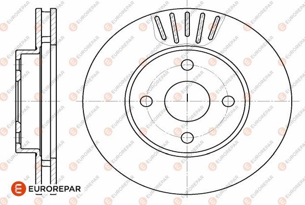 EUROREPAR 1642756880 - Bremžu diski autodraugiem.lv