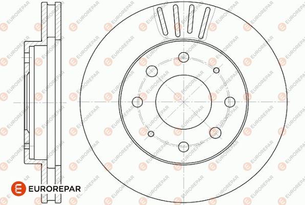 EUROREPAR 1642752480 - Bremžu diski autodraugiem.lv