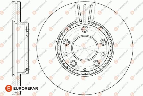 EUROREPAR 1642757580 - Bremžu diski autodraugiem.lv