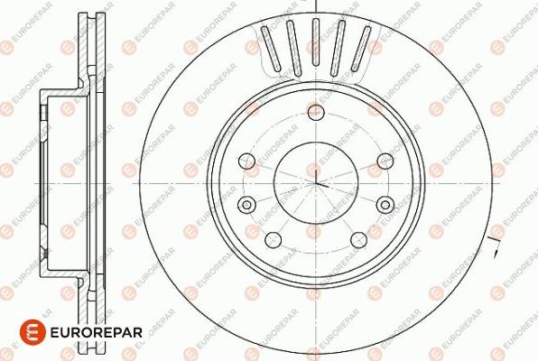 EUROREPAR 1642757780 - Bremžu diski autodraugiem.lv