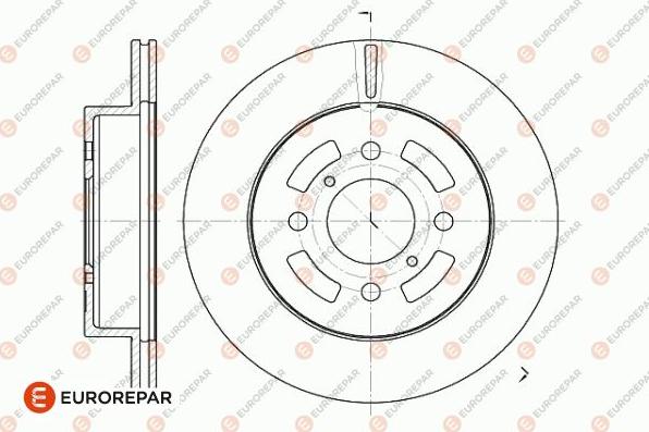 EUROREPAR 1642764380 - Bremžu diski autodraugiem.lv