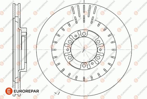 EUROREPAR 1642764280 - Bremžu diski autodraugiem.lv