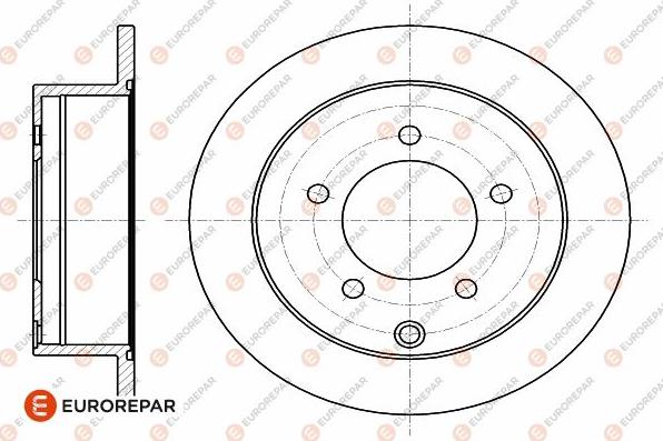 EUROREPAR 1642779080 - Bremžu diski autodraugiem.lv