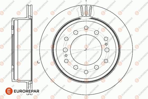 EUROREPAR 1642778180 - Bremžu diski autodraugiem.lv