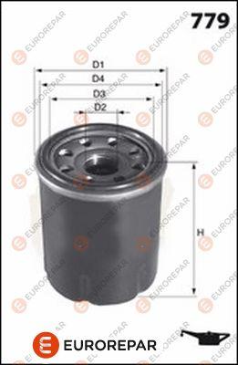 EUROREPAR 1667441980 - Eļļas filtrs autodraugiem.lv