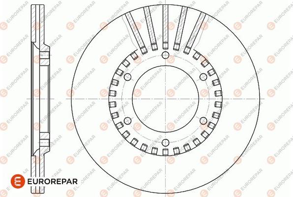 EUROREPAR 1667859380 - Bremžu diski autodraugiem.lv