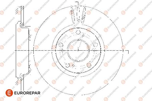 EUROREPAR 1667856980 - Bremžu diski autodraugiem.lv