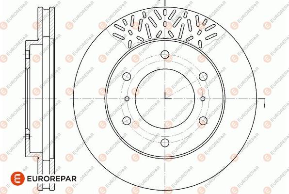 EUROREPAR 1667856680 - Bremžu diski autodraugiem.lv