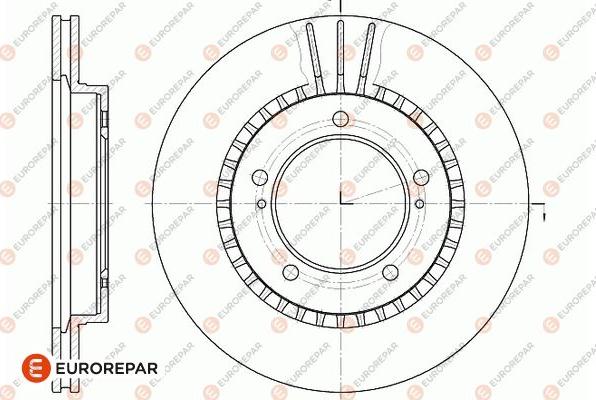 EUROREPAR 1667850480 - Bremžu diski autodraugiem.lv