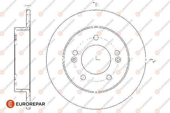 EUROREPAR 1667865780 - Bremžu diski autodraugiem.lv