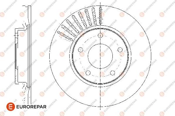 EUROREPAR 1667861880 - Bremžu diski autodraugiem.lv