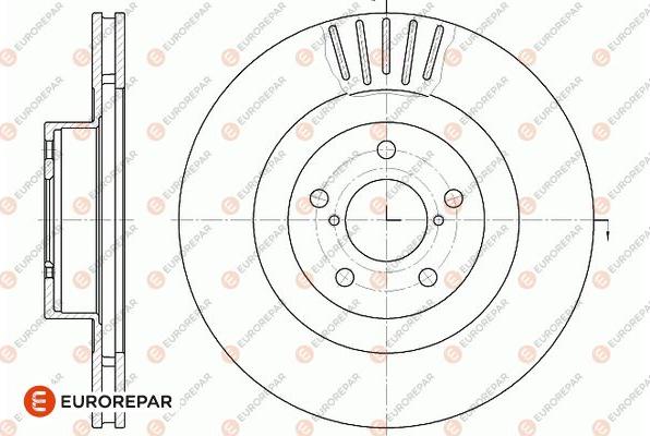 EUROREPAR 1667862480 - Bremžu diski autodraugiem.lv