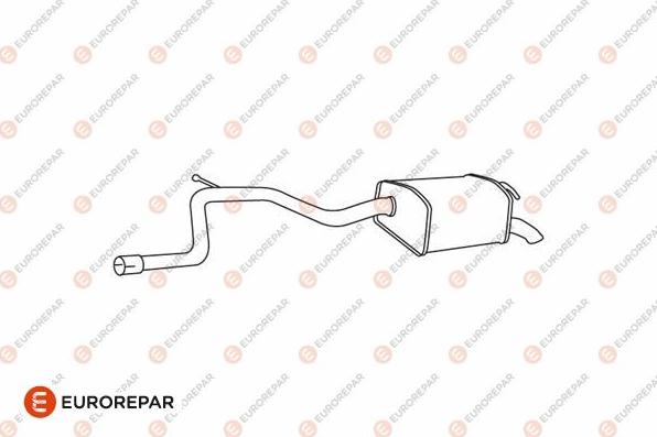 EUROREPAR 1609213480 - Izplūdes gāzu trokšņa slāpētājs (pēdējais) autodraugiem.lv