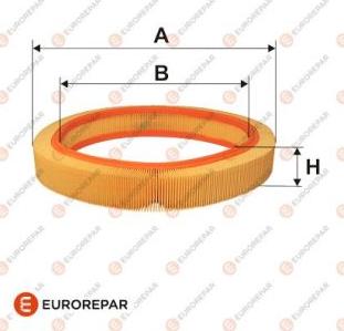 EUROREPAR 1616249180 - Gaisa filtrs autodraugiem.lv