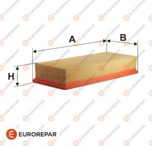 EUROREPAR 1616249280 - Gaisa filtrs autodraugiem.lv