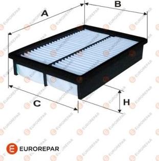 EUROREPAR E147222 - Gaisa filtrs autodraugiem.lv